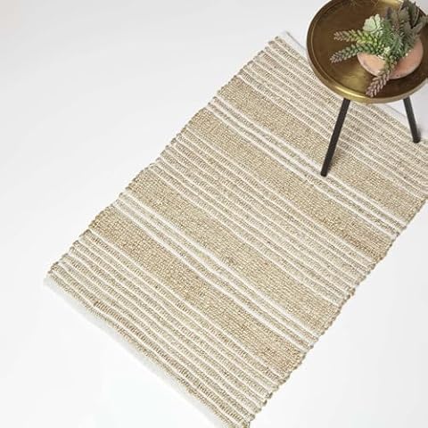 Tapis Arlyn HOMESCAPES en Jute et Coton Cover