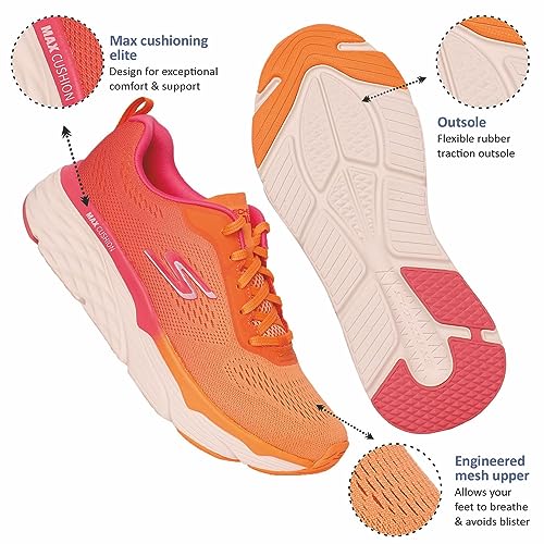 Image of Skechers Women Max Cushioning Elite Galaxy B Lace Up Shoe