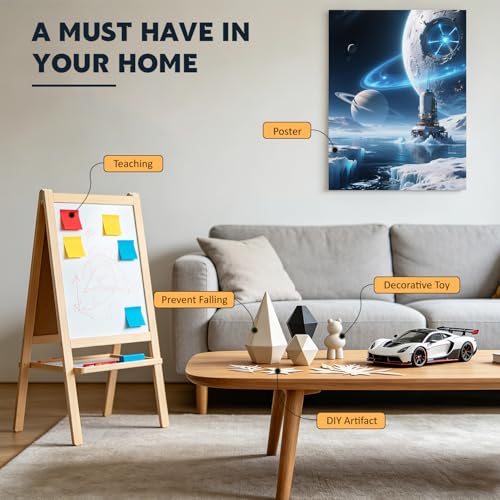 Sticky Tack,350pcs Double Sided Adhesive dots,0.8" Clear Removable Sticky Adhesive Poster Putty for Wall Deco Picture Poster Tape (350 Pieces, 0.8" Round) — view 4
