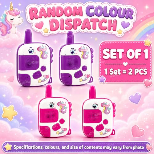 Image of Zest 4 Toyz Unicorn Toy Phone for Kids, Talking Toy Set for Girls & Boys, Kids Calling Toy with Lanyards for Indoor Outdoor Pretend Play
