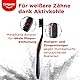 Colgate Zahnbürste 360° Aktivkohle,1 Stück – mit mittelharten Borsten und Aktivkohle für eine gründliche Zahnreinigung – integrierter Wangen- und Zungenreiniger