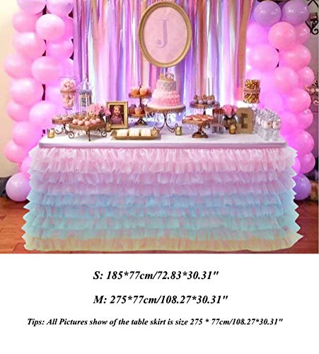 JEELINBORE Gonna da Tavolo in Tulle Eleganti