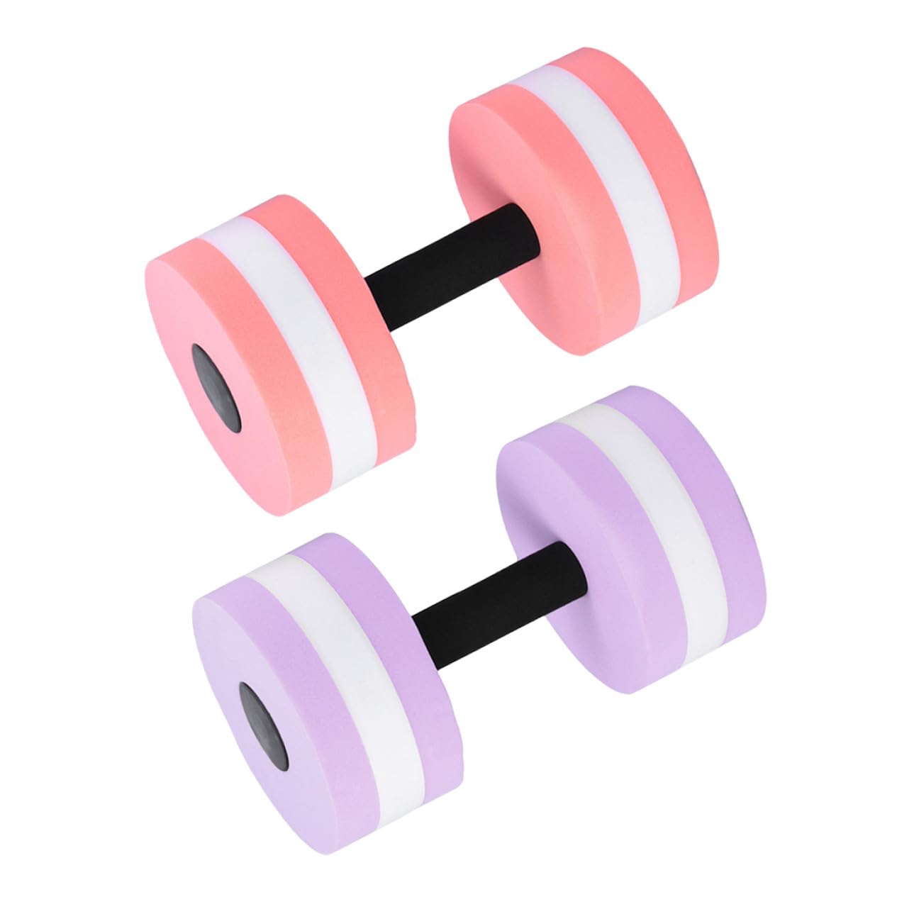 BESTonZON 2pezzi Manubrio Galleggiante Eva per Aerobica in Acqua Bilanciere Acquatico Attrezzatura Fitness per Braccia Spalle Bicipiti Cardio Gambe Piscina Spa Colore Casuale