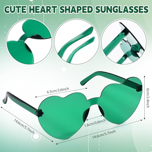 Image of Chunyin 2 Pieces Party Wigs and Sunglasses Set, Neon Short Bob Wig Costume Cosplay Colorful Wig Hairpieces for Bachelorette Neon Party Favors, Halloween, Decorations (Green)
