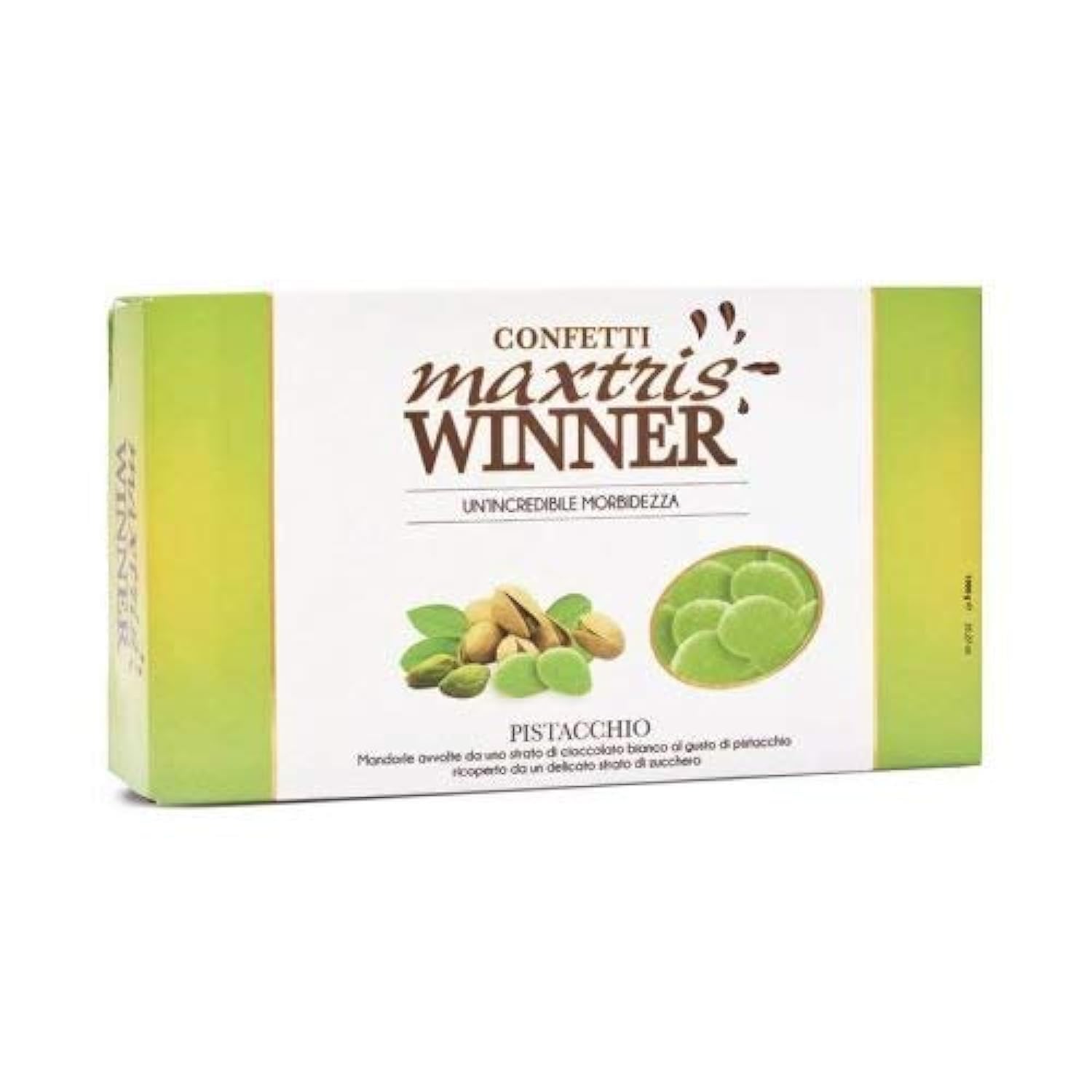Confetti Maxtris Al Pistacchio - 500g Di Mandorle Con Cioccolato Bianco