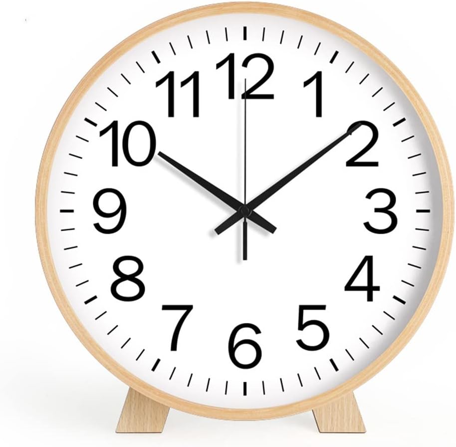 FMURY Household Table Clock Ornament Clock Nordic Bedroom Table Top Pendulum Clock Pendulum Table(D)