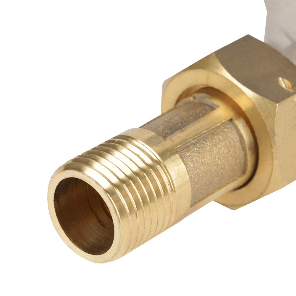 Contador de agua fría con grifos para jardín y uso doméstico 15 mm 1/2"