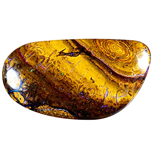 Opale de koroit multicolore de 19.23 ct pour la création d'un bijou artisanal unique