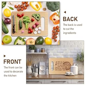 Kitchen bamboo cutting board gifts funny grilling kitchen decor cutting board gift ideas for birthday christmas day chopping board gifts for women friends family neighbors coworkers 08  urban country home decor