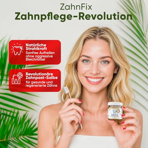 Zahnfix Revital Liposomal Zahncreme 40 ml – Fluoridfrei mit Xylit, Kokosöl & kolloidalem Silizium – Sanfte Pflege bei empfindlichem Zahnfleisch & Zahnhälsen – Ohne SLS, Aluminium & künstliche Aromen