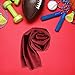 Lljsszr Cooling Towel for Sports and Outdoor Activities, red