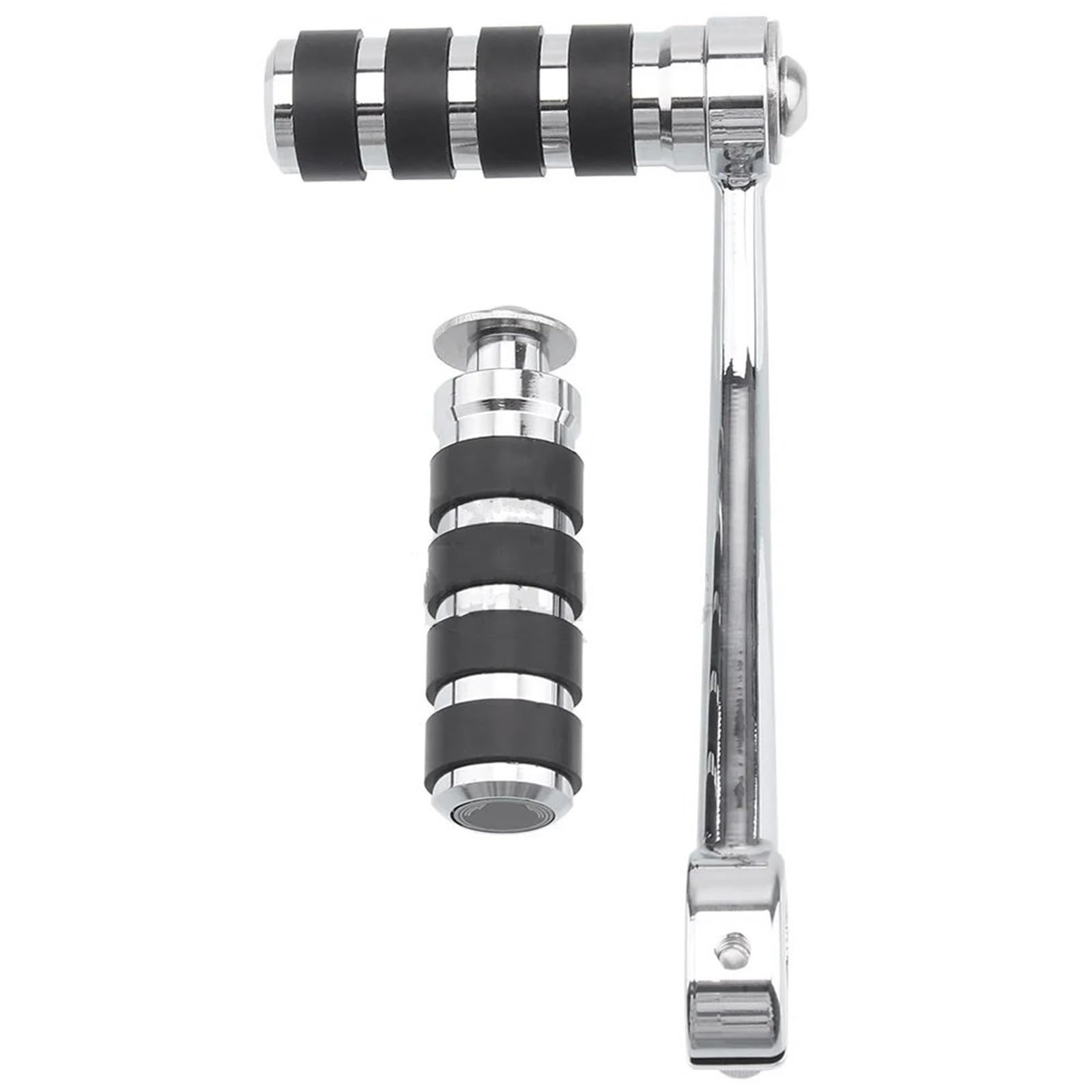 LKHJDBIY Shift Peg Motorcycle Part Aluminium Alloy Heel Toe Shift Lever with Fit for BMW R18 Roctane R18B Transcontinental R 18 B/Classic Heel Toe Shifter Levers(Chrome)