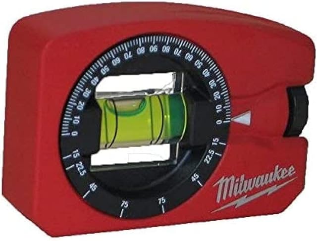Milwaukee 4932459597 932459597 Magnetic Pocket Level 7.8cm, Red