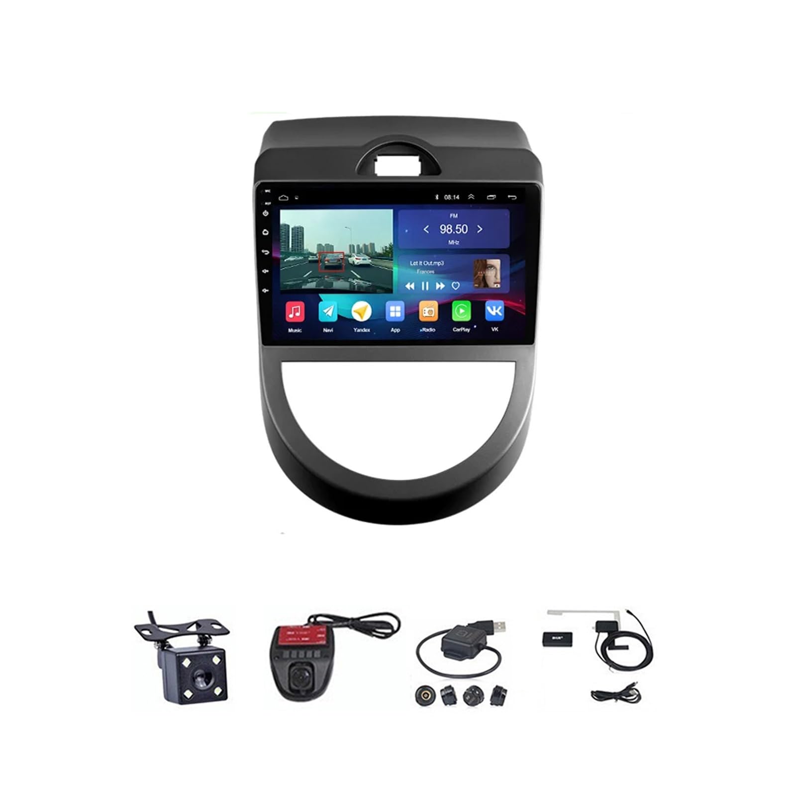 Autoradio Android Kia Soul 2009 Écran Tactile 9" GPS Caméra de Recul
