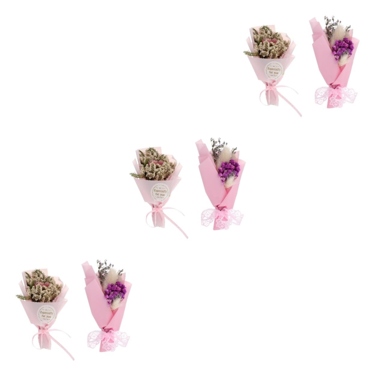 ibasenice 3 Set Di Clip Per Profumo Floreale Per Auto Sfiato Per Profumo Per Auto 2 Pezzi*3