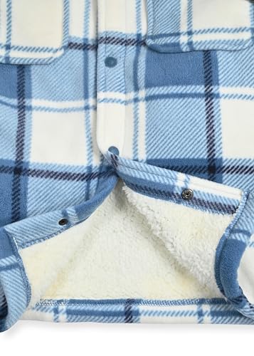 Boys Shirt Jacket Sherpa Lined Jackets and Shackets for Kids2