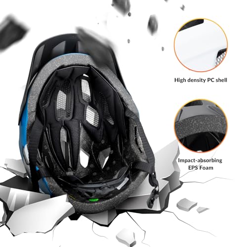 ROCKBROS Kids Full Face Bike Helmet Adjustable Detachable Protection - image 3