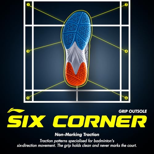 Image of Li-Ning All Round Non Marking Badminton Shoes | All Indoor Sports | Lightweight, Breathable, Grippy & Durable | High Rebound Cushioning | Stable Heel Support