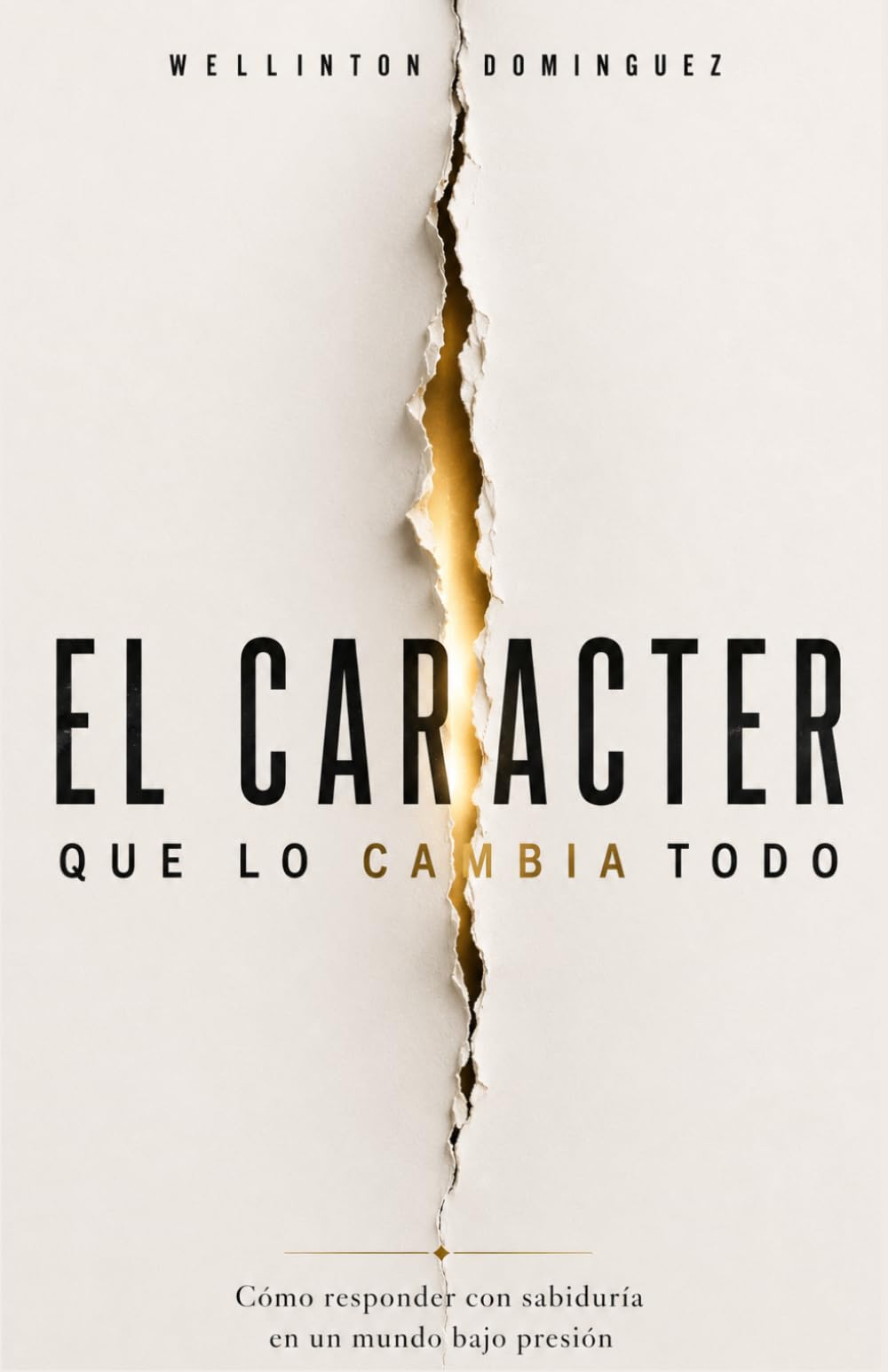 EL CARACTER QUE LO CAMBIA TODO: Cómo responder con sabiduría en un mundo bajo presión