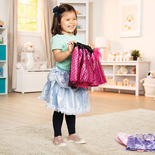 Melissa & Doug Role Play Collection - Goodie Tutus! Dress-Up Skirts Set (4 Costume Skirts) - Image 6