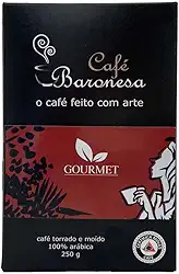 Café Baronesa moído 250 g Café Baronesa Gourmet Torrado e Moído 250g - Moagem para Cafeteira Italiana