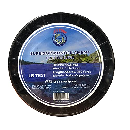 Joy Fish monofilament Fishing line 120 lb Test 1.2mm Approx 1800 Yards, 5 lb Spool White