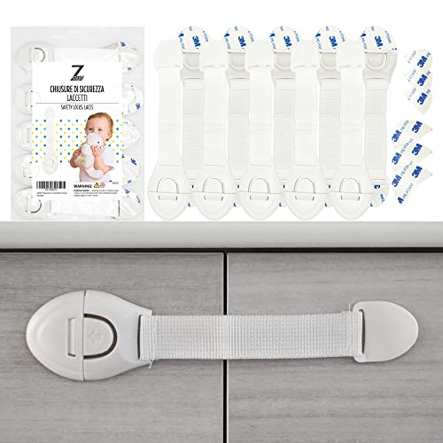 Blocca Cassetti Per Bambini - Set 4 Pezzi Con Chiavi | Sicurezza Per Frigorifero, Mobili E Finestre - Foto 4