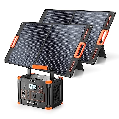 GRECELL 1000W Solar Generator Set