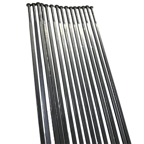 14G 2.0mm ステンレススチール ストレートプル フラットブレードスポーク 12本 MTB/ロード用(298mm)