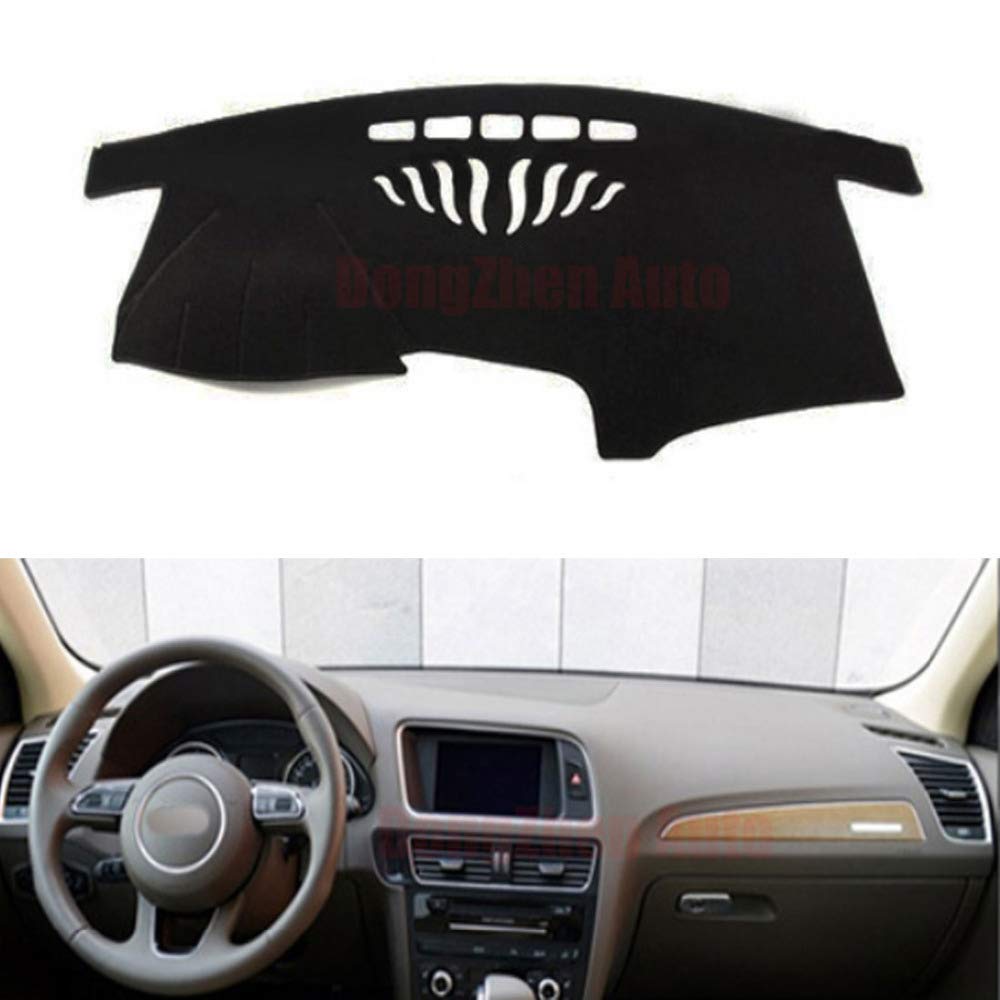 JNXZHQCHD Car dashboard avoid light mat pad instrument cover pad silicone non-slip rear surface .For Audi Q5