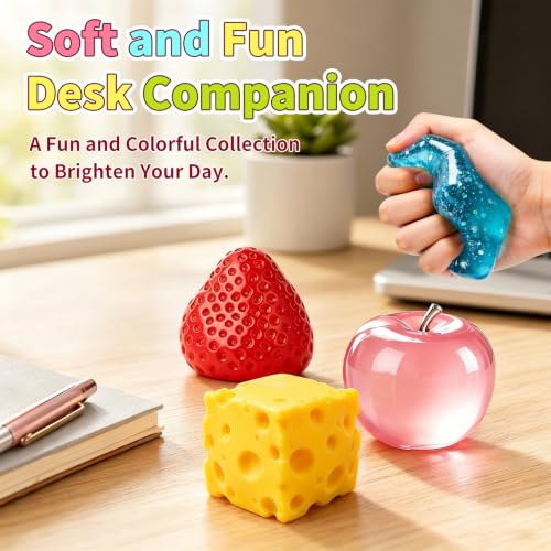 4 Pcs Squeeze Toys Set, Slow Rising Fidget Toy, Stress Relief for Adults view 6