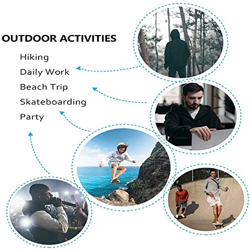 IKDWD Giacche con Cappuccio da Sci da Uomo per