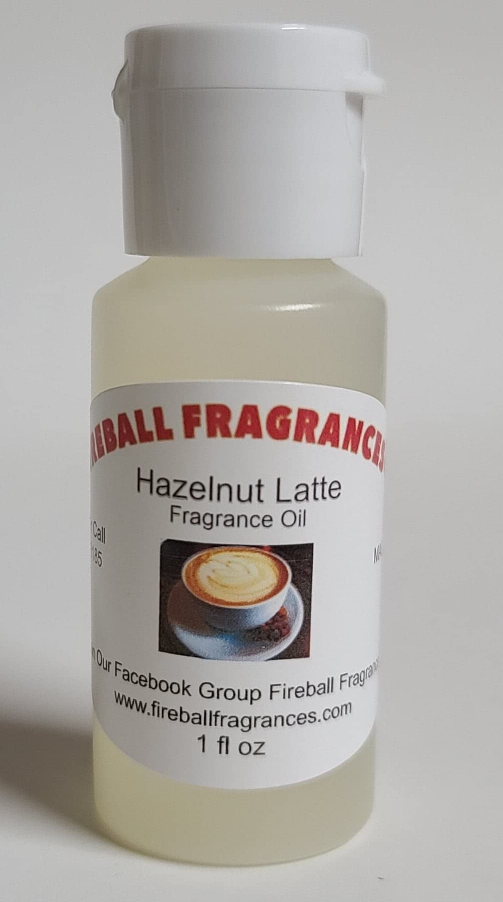 Hazelnut Latte ~Hazelnut Coffee & Vanilla Scented Oil by Fireball Fragrances- Large 4 Oz Bottle!