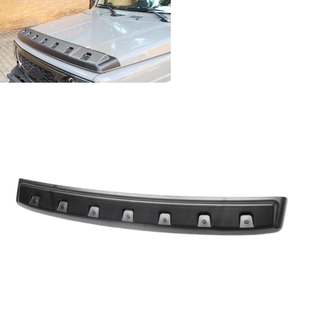 OUKMXSY Bonnet Deflector For Suzuki Jimny Jb64 Jb74 2018-2020