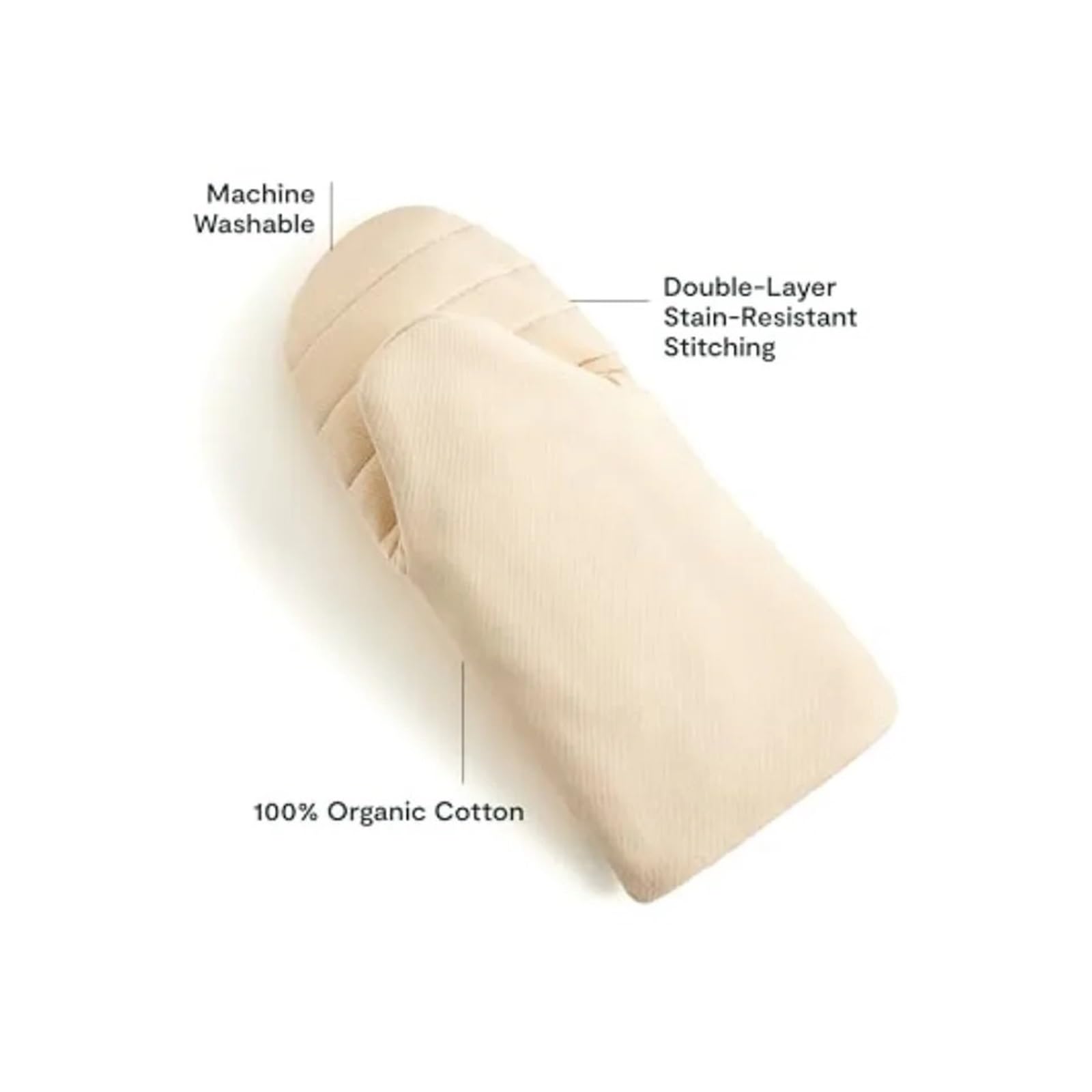 Guanti da forno in cotone organico, guanti da cucina a doppio strato | Resistenti al calore con cuciture resistenti alle macchie per maneggiare utensili da cucina caldi(Perracotta)