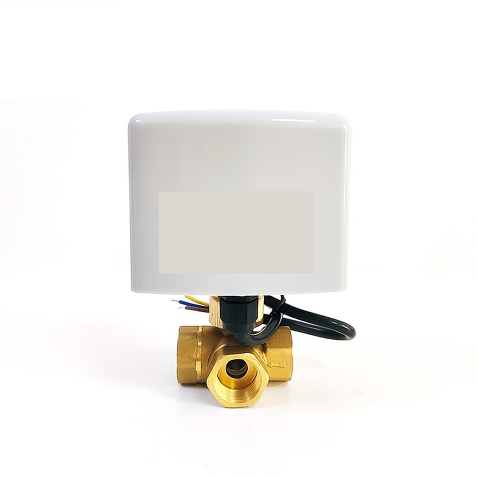 Válvula de control 1/2 "3/4" 1 "1-1/4" 1-1/2 "válvula de bola eléctrica de latón de tres cables dos controles de tres vías AC220 DC24V DC12V para un control preciso(DN32,220)