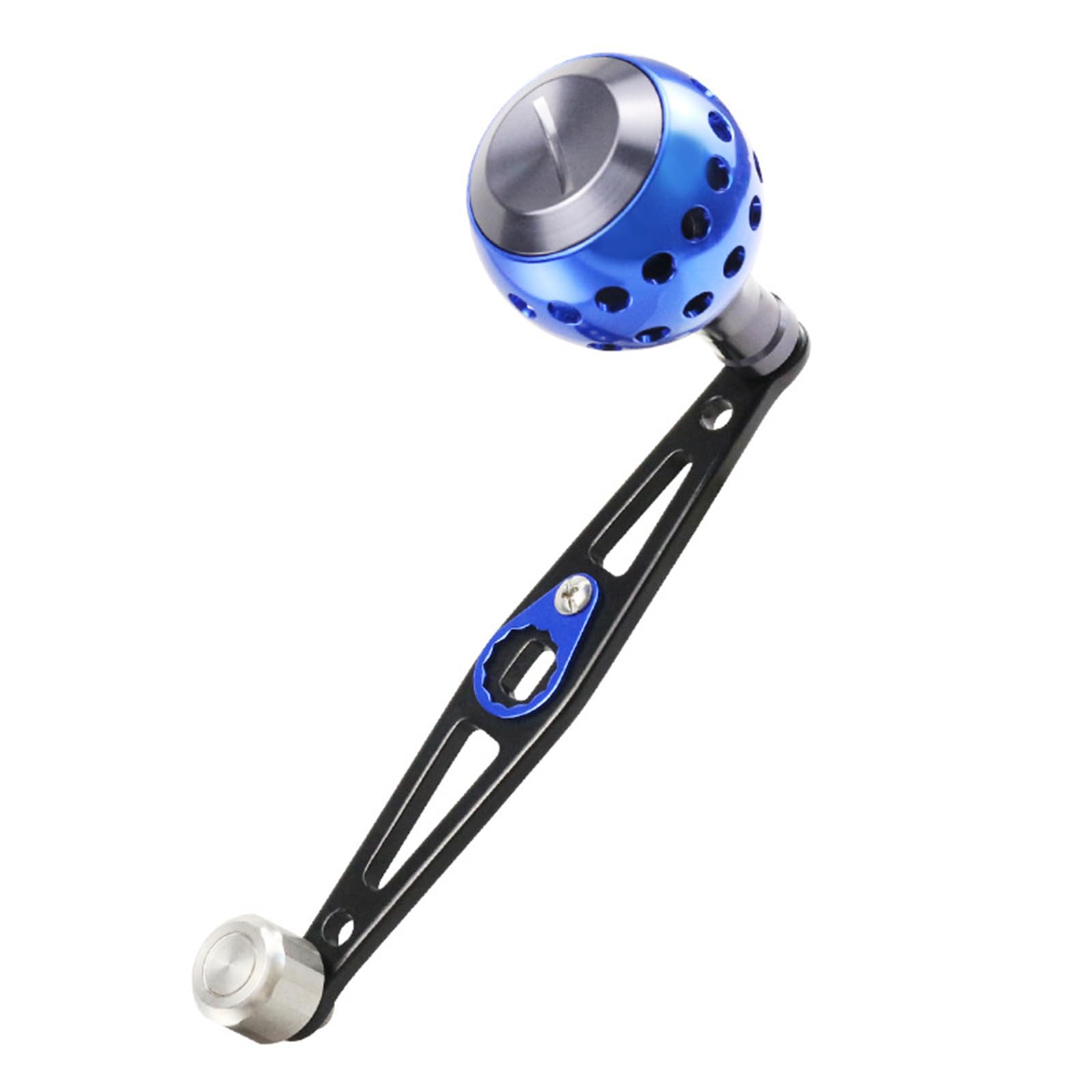 ohohulo Fishing Reel Handle Power Handle Baitcasting Alloys Knob Jigging Grip with Fitting Replacement Part for Low Reel