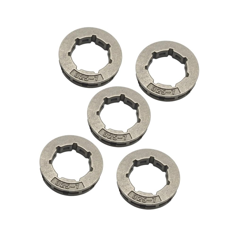 325 7T Small Spline Chain Drive Sprocket Rim Fit for 340 346 346xp 345 350 351 353 357 455 460 Chainsaw 5Pcs
