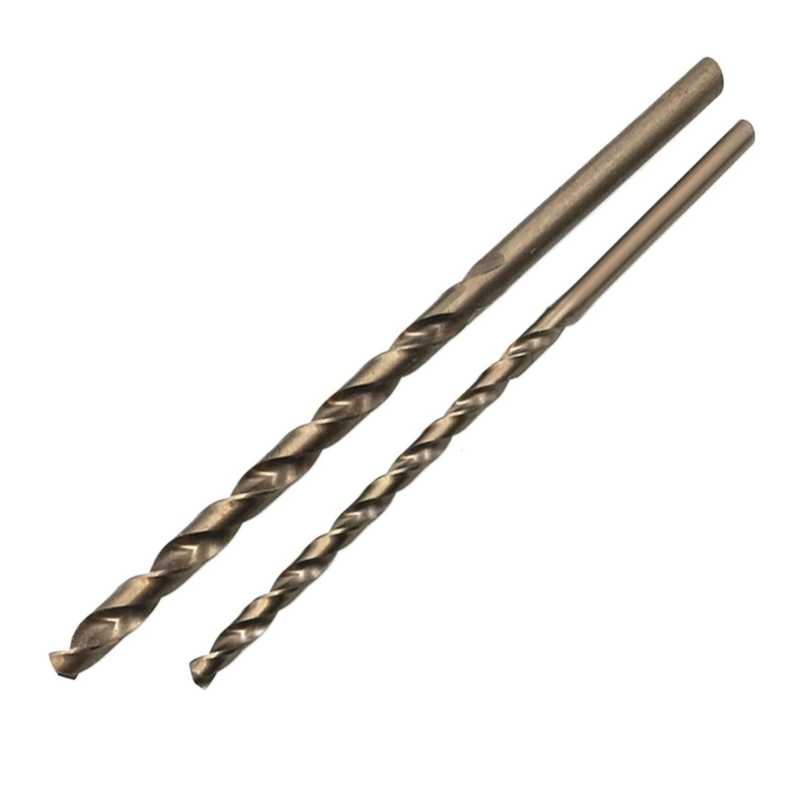 Wiertło Spiralne HSS M35 Z Długim Trzonkiem Kobaltowym, 1 Sztuka, Średnica 2-14 Mm, Długość 160-400 Mm, Do Stali Nierdzewnej, Stali Stopowej I Żeliwa(10x200mm)