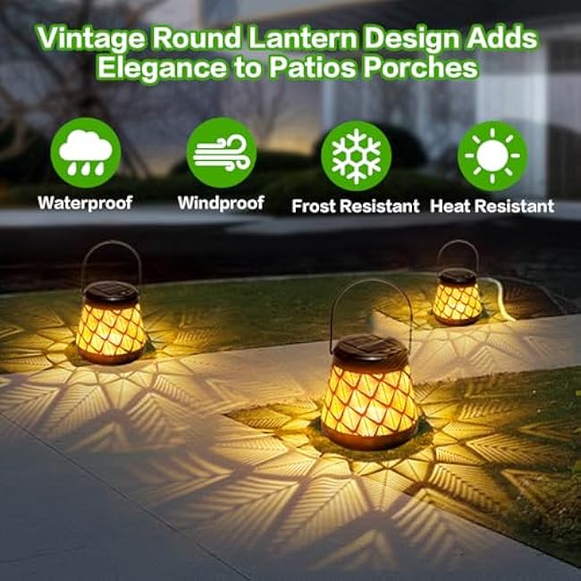 Solar Peacock Outdoor Hanging Light - Waterproof LED Solar Garden Lights for Patio, Lawn, Pathway, Desk Decor with Decorative Projection