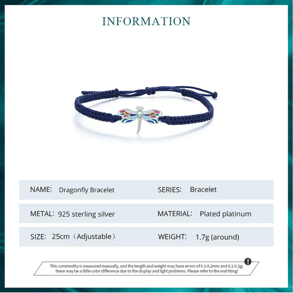 Pulseras de Mariposa Pulseras de Regalo de libélula de Mariposa de Plata para Mujer Pulseras de Cristal Celta Pulseras Ajustables