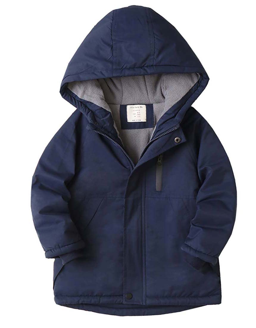 Boys Girls Winter Outwear Coats, Kids Warm Outfits,Windproof Jacket for Toddler 1-8Y