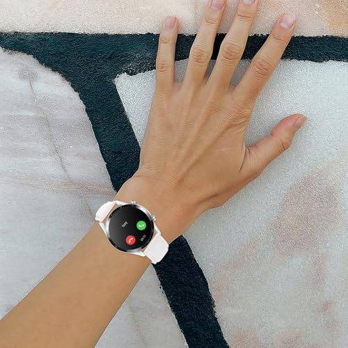 Correa de cuero genuino OSALADI elegante y ajustable para reloj inteligente de mujer 4