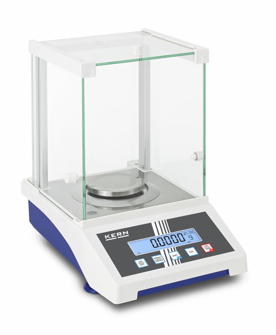 KERN & SOHN KERN AXS 200-4 - Báscula de análisis (dimensiones 195 x 300 x 295 mm, peso 5 kg, capacidad de pesaje aprox. 220 g) AXS 200-4