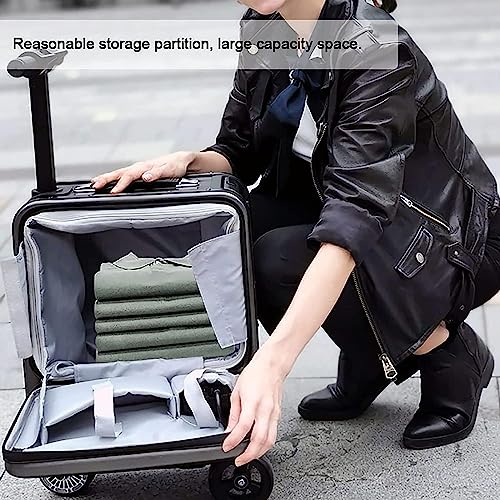 Smart Electric Luggage, Portable Cycling Suitcase, 20/24-inch Hard-sided Carry-on Suitcase, Suitable for Air Travel and Vacation4