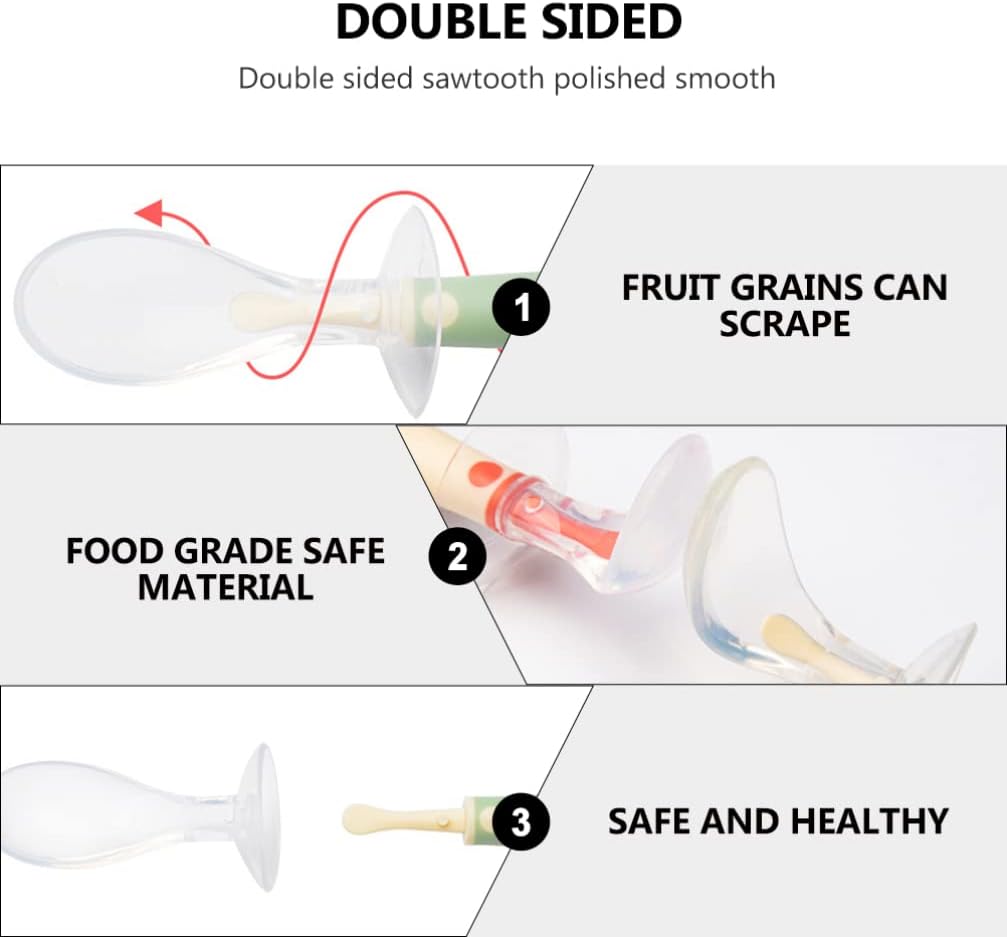 Toddmomy Grapefruit Spoons Half Serrated Citrus Fruit Vintage Dessert Spoons Serrated Spoon Baby Food Tableware for Kitchen