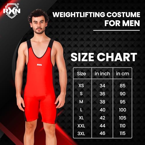 Image of RXN Men's Weightlifting Singlet for Training & Competition