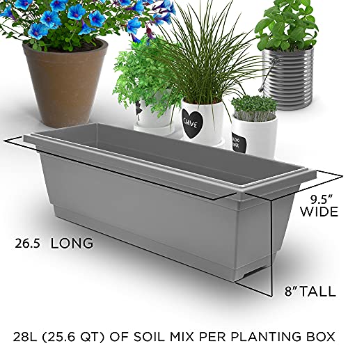 Outland Living 6-Ft Raised Garden Bed - Vertical Garden Freestanding Elevated Planter with 4 Container Boxes - Good for Patio or Balcony Indoor and Outdoor - Perfect to Grow Vegetables Herbs Flowers - Image 5
