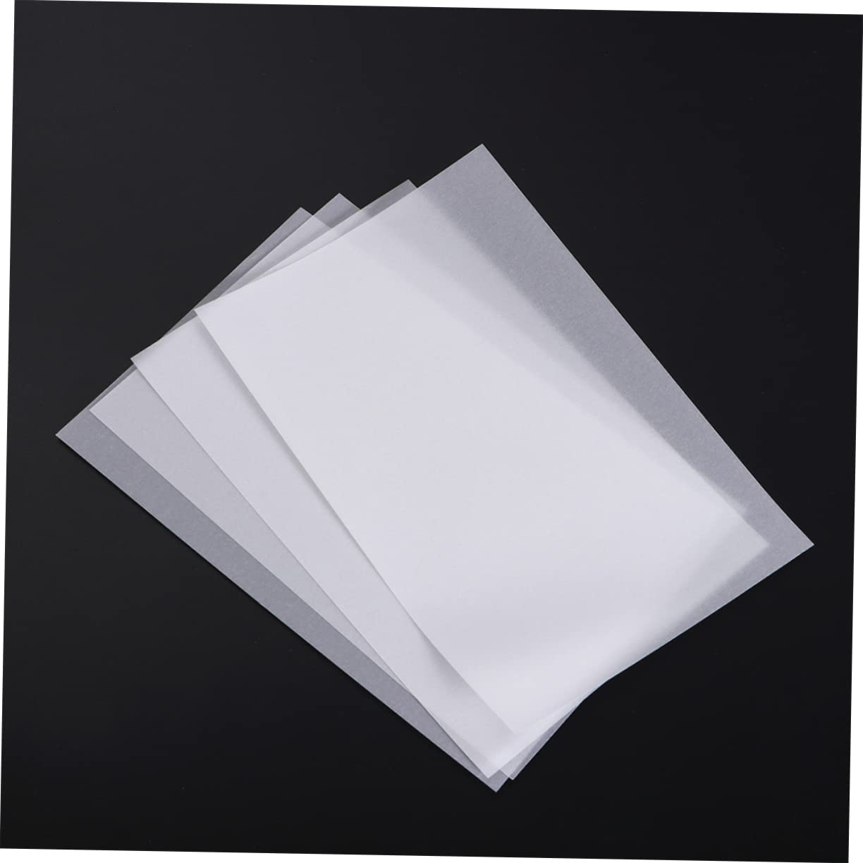 300 pièces Papier Sulfureux Semi Transparent pour Dessin et Calligraphie pour Scrapbooking et Projets DIY