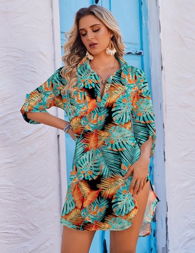 Image of Ekouaer Swimsuit Coverup for Women Bathing Suit Cover Up 2026 Summer Beach Vacation Outfits